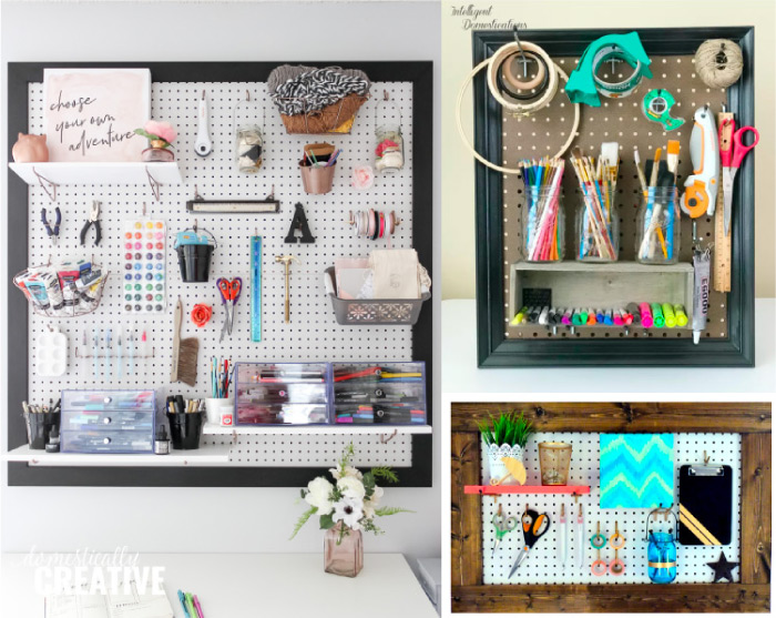 DIY Craft Room Pegboard Solutions