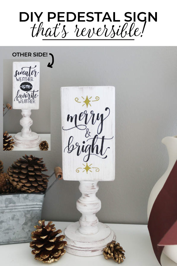 Pinterest Collage image reversible sign