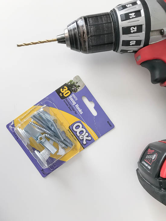 Supplies Needed for installing a ceiling hook