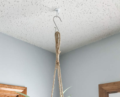 How to Install Ceiling Plant Hooks