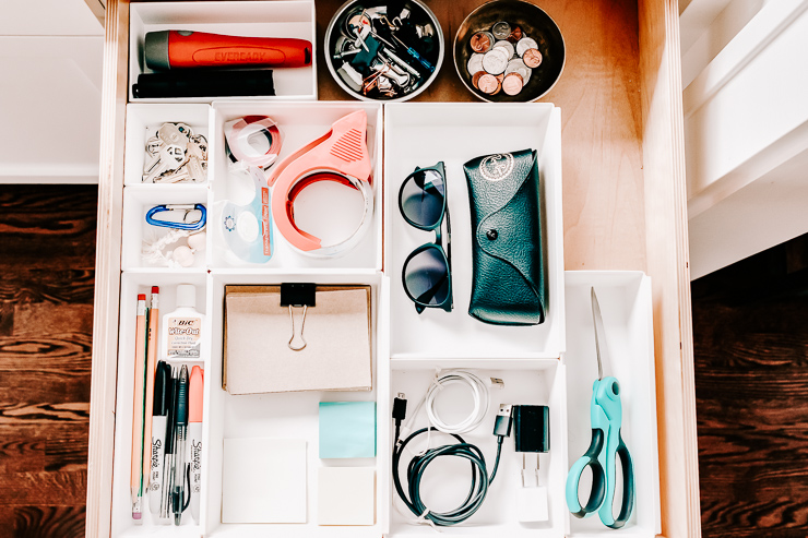 Clean out and organize your junk drawer