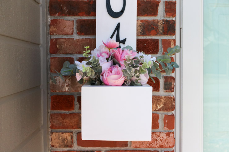 close up of fake Spring florals