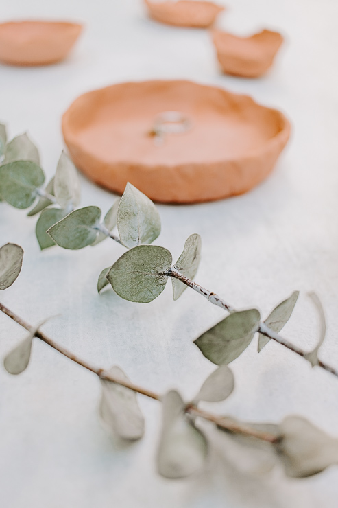 Pinch pots from clay - use as a jewelry dish!