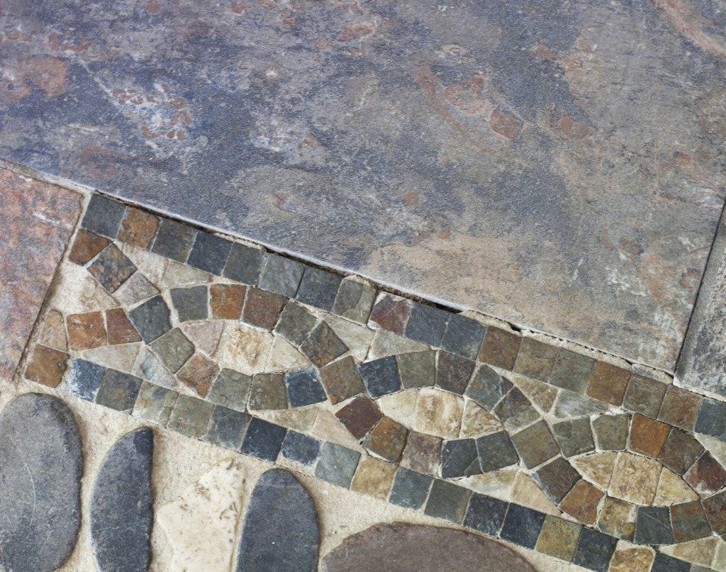 cracked grout