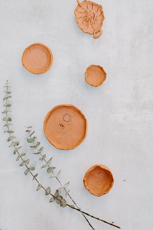 Let pots dry for several days