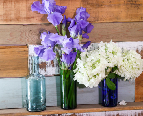 wine bottle vases