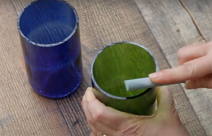 file cut glass smooth