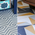 lili cement tiles in two bathrooms