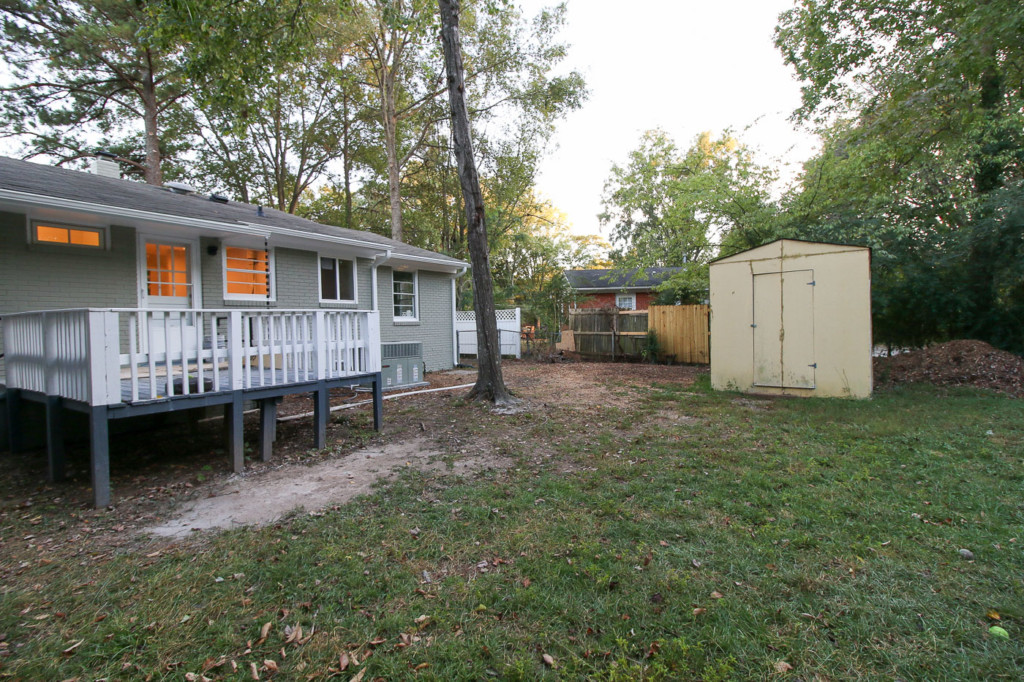 ugly shed and patchy fence