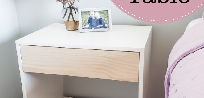 modern boho side table