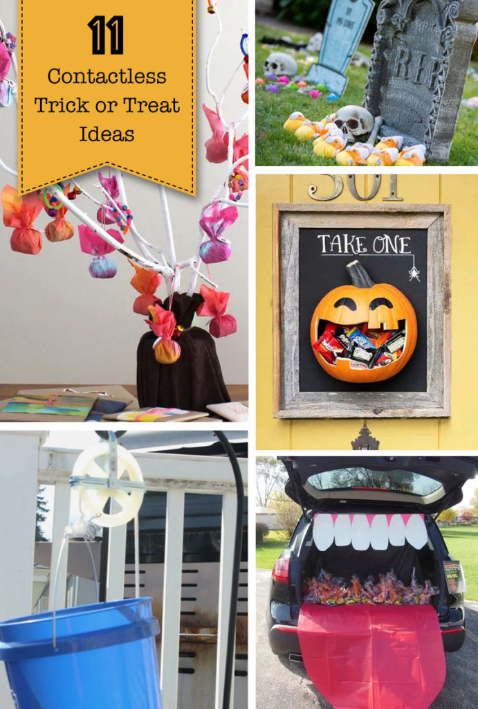 11 Contactless Halloween Trick or Treat Ideas