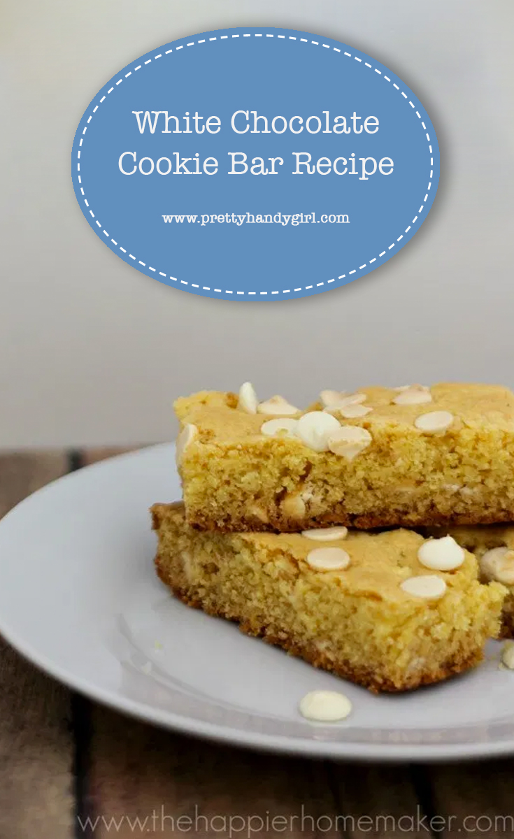 White Chocolate Cookie Bar Recipe