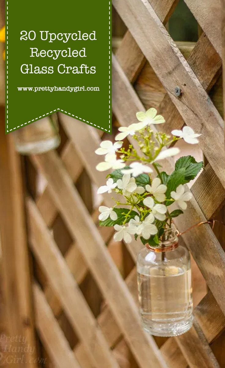 20 Upcycled Recycled Glass Crafts | Pretty Handy Girl
