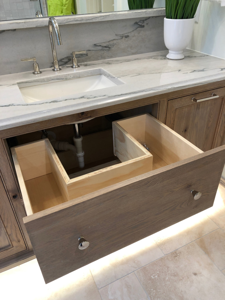 Turning a Mid-Century Modern Dresser into a Bathroom Vanity