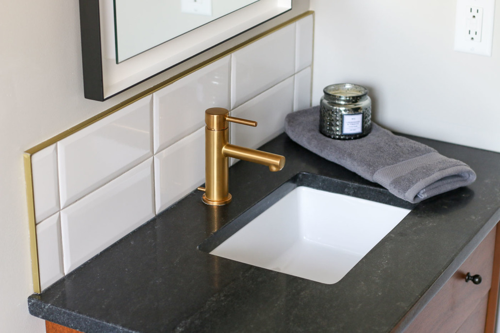 Turning a Mid-Century Modern Dresser into a Bathroom Vanity