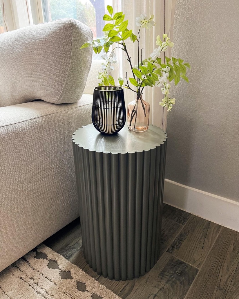 modern stacked table