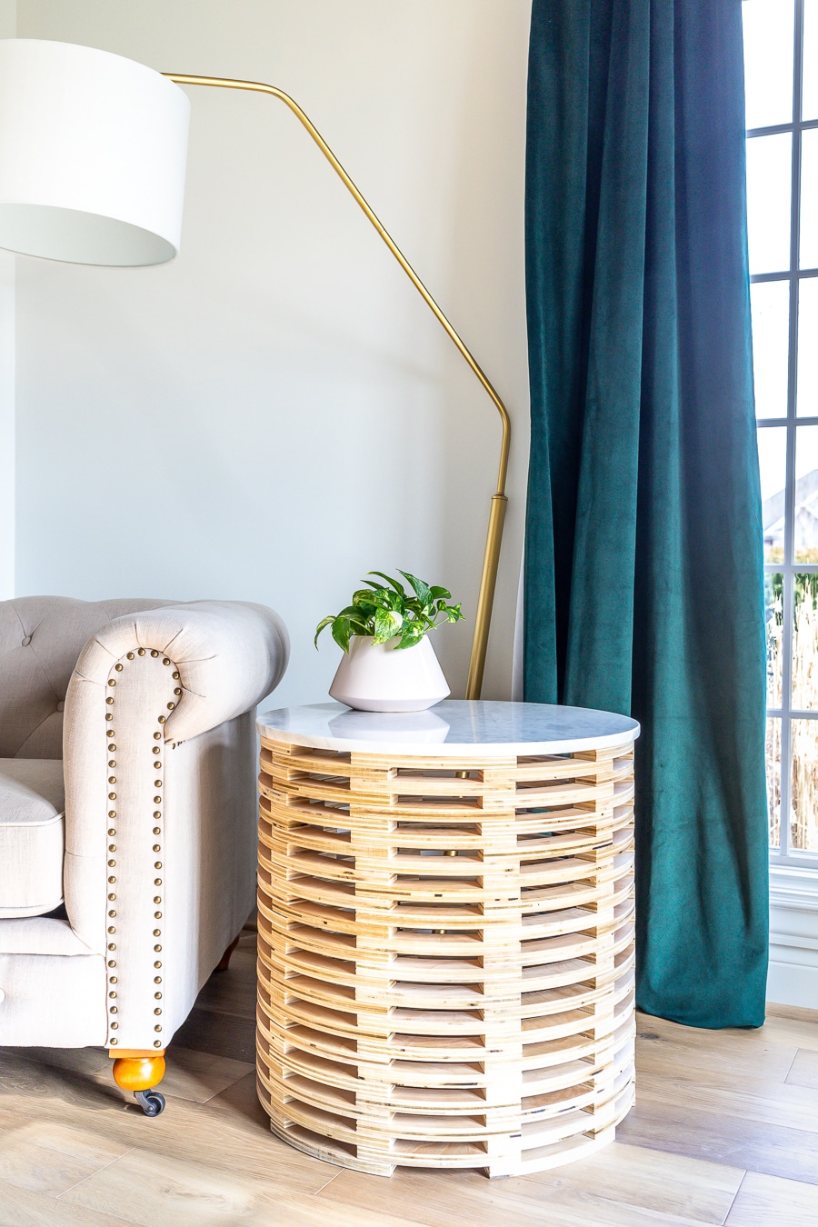 stacked side table