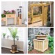 4 image collage diy outdoor builds