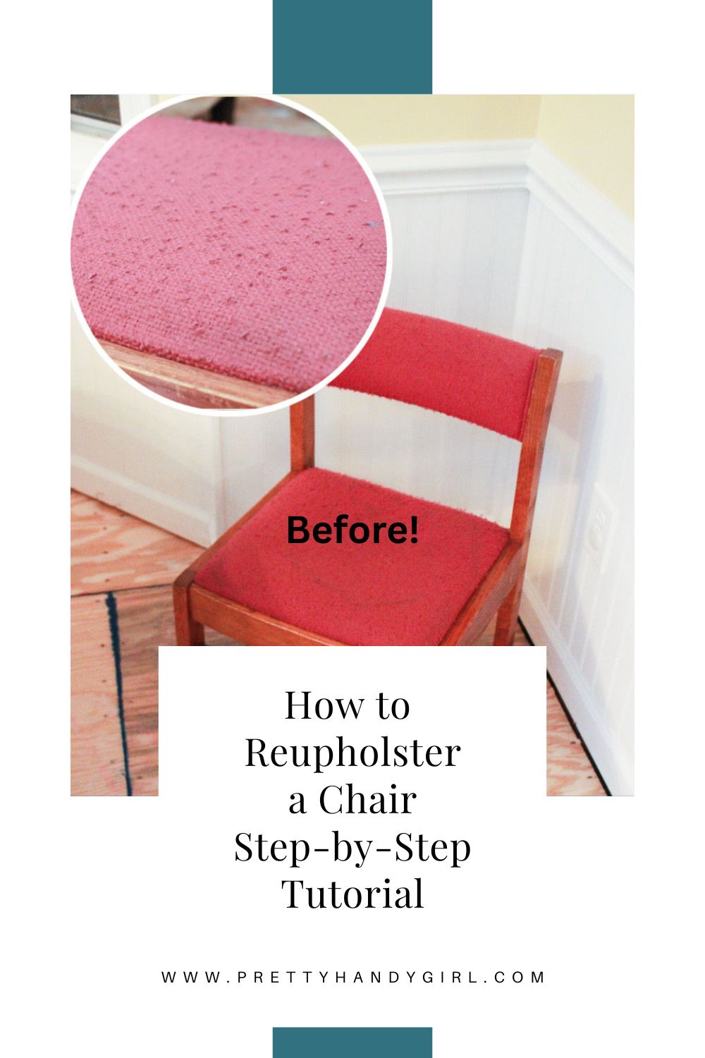 before image of this end up chair