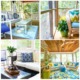 4 image collage porch decor ideas