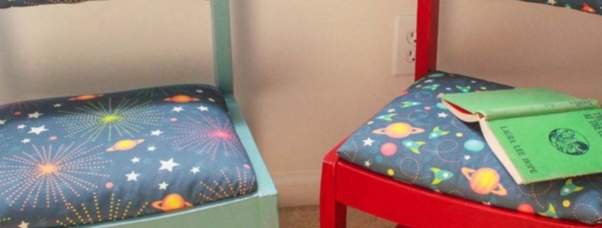 pair of this end up chairs recovered
