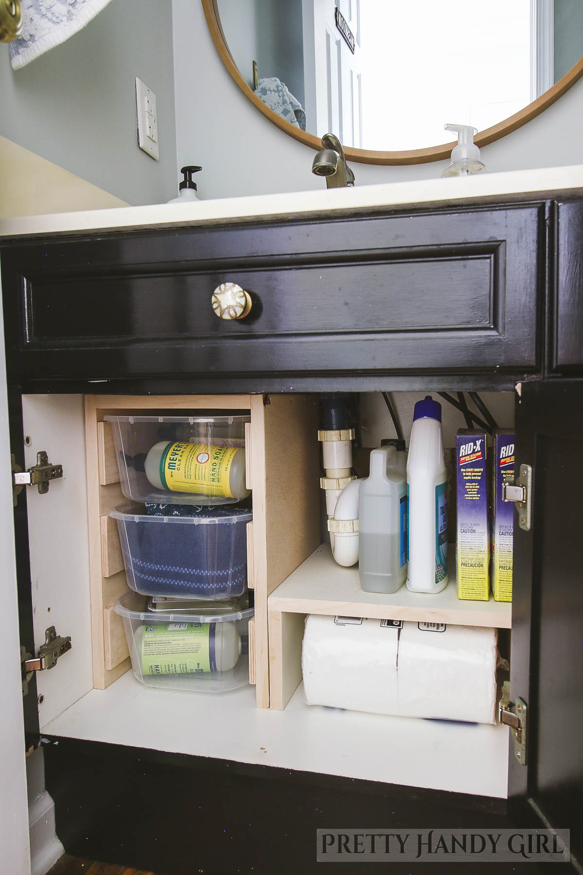 under sink organizaiton