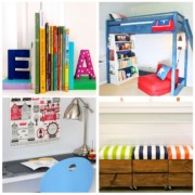 easy builds teenager's room 4 image collage