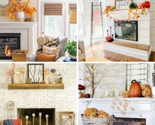 fall mantel decorating ideas