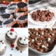 collage with holiday sweets
