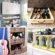 collage with 4 images organization hacks