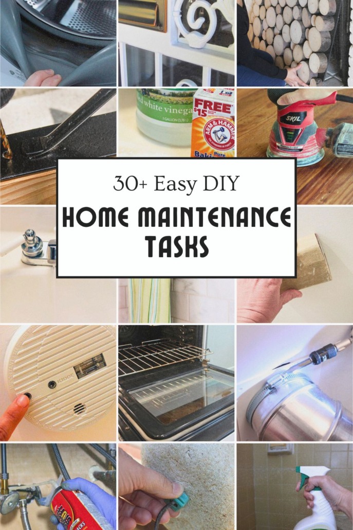 15 image collage home maintenance tasks interior